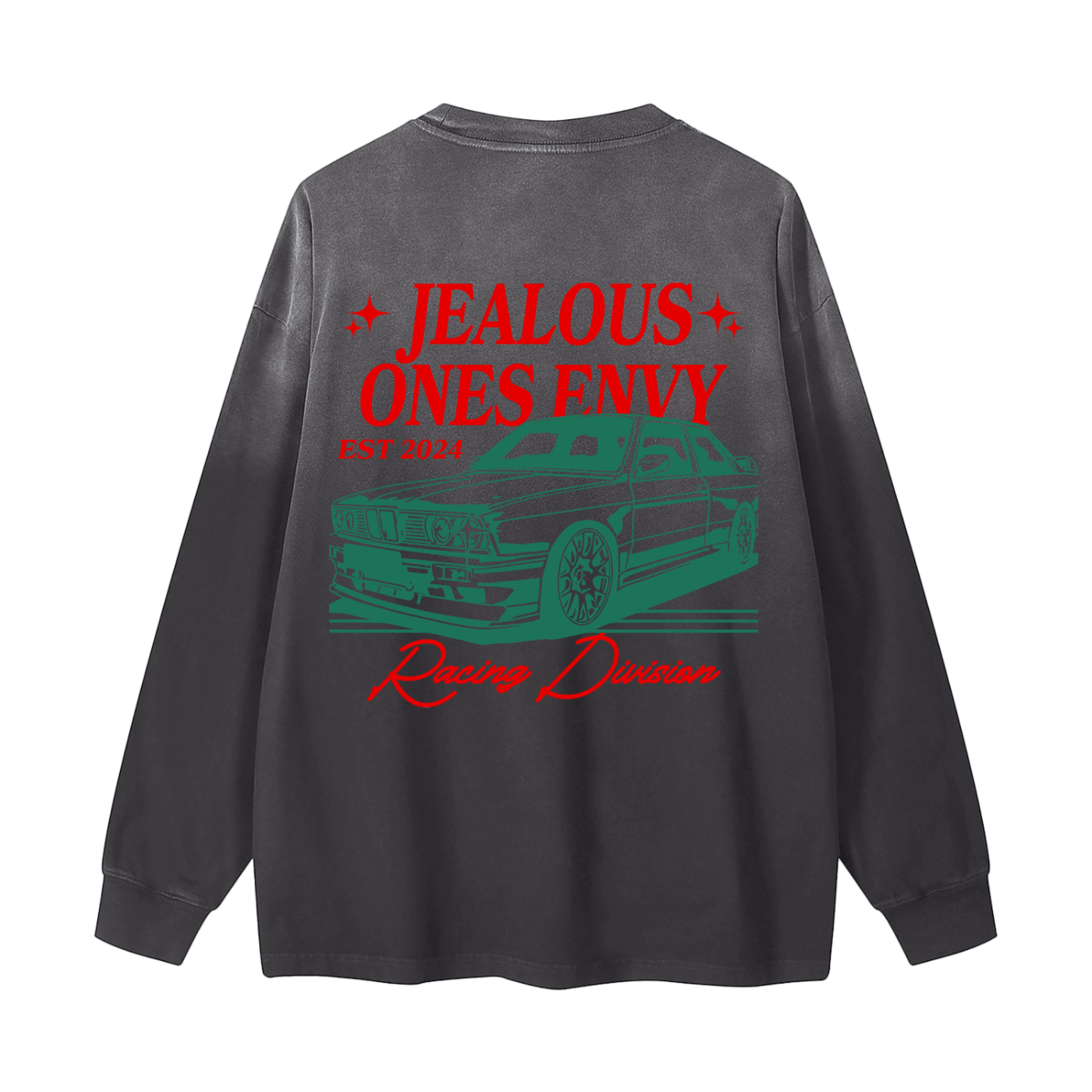 Gradient Washed Long Sleeve T-Shirt